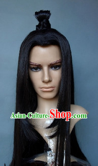 Chinese Young Handsome Men Black Wig