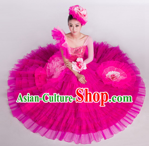 Dance Recital Costumes and Hat for Both Student and Professional Dancers