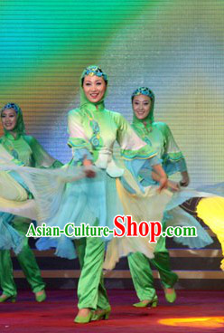 Xinjiang Hui Dance Costumes for Both Student and Professional Dancers