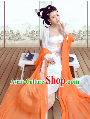 Tang Dynasty Imperial Lady Classical Dancing Costumes Complete Set