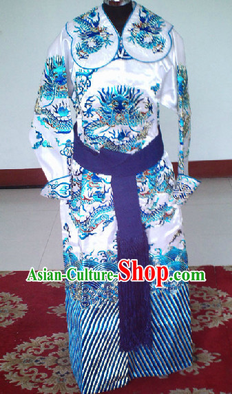 Beijing Opera Dragon Embroidery Suit for Men