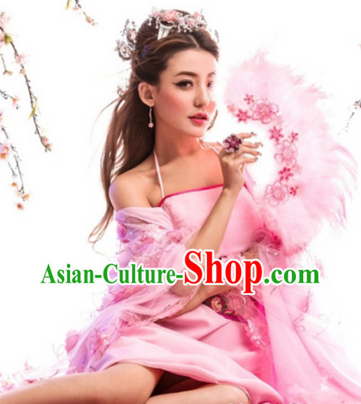 Asia Fashion Classical Sexy Dresses and Head Wear for Women