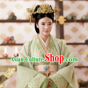Traditional Empress Clothing and Hair Decorations Complete Set
