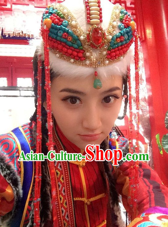 China Ancient Mongolian Princess Hat