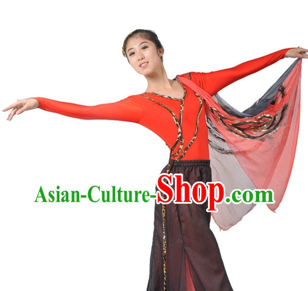 Chinese Dance Costumes Complete Set for Women