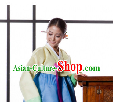 Korean Traditional Dresses Lady Plus Size Clothes Complete Set