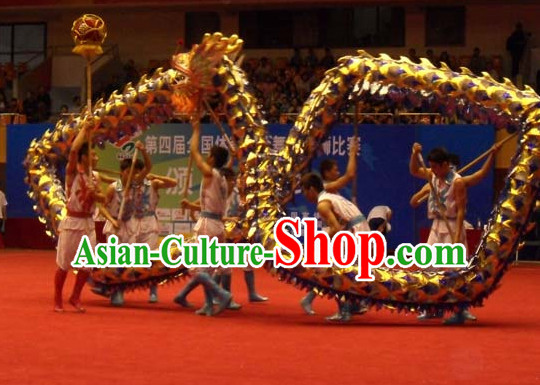 Handmade Shinning Grand Opening Professional Competition and Festival Celebration Dragon Costumes Complete Set
