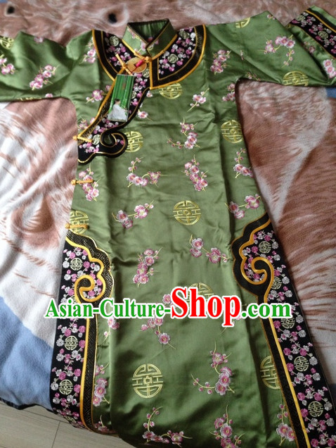 Chinese Traditional Imperial Princess Clothes Long Robe Attire