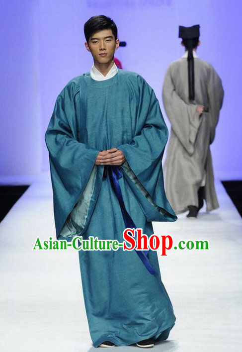 Ancient Asian Long Robe for Men