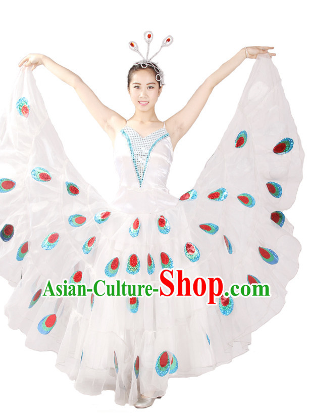 Chinese Style Parade Peacock Dance Costume Ideas Dancewear Supply Dance Wear Dance Clothes Suit