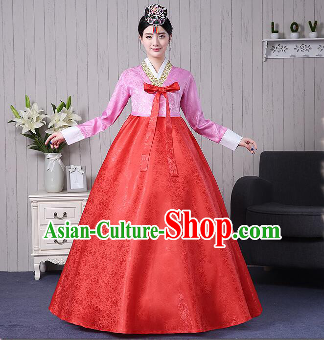 Korean Traditional Costumes Korean Women Clothes Wedding Full Dress Formal Attire Ceremonial Clothes Court Stage Dancing