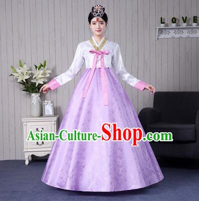 Korean Women Costumes Traditional Clothes Wedding Full Dress Formal Attire Ceremonial Clothes Court Stage Dancing