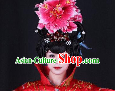 Traditional Chinese Empress Wigs and Hair Jewelry