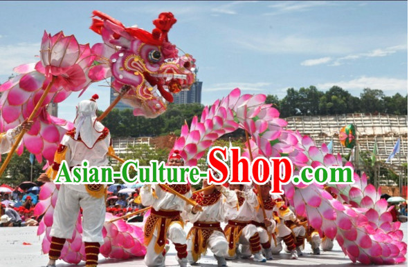 2008 Beijing Olympic Games Opening Dragon Most Beautiful Best Opening and Festival Celebration Handmade Supreme Chinese Dragon Dance Costumes Complete Set