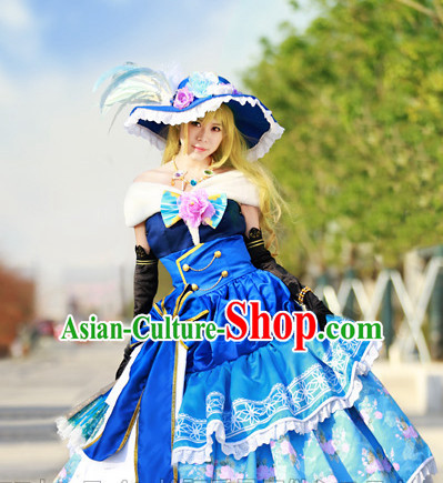 Custom Made Lovelive Cosplay Costumes and Hat Complete Set for Women or Girls
