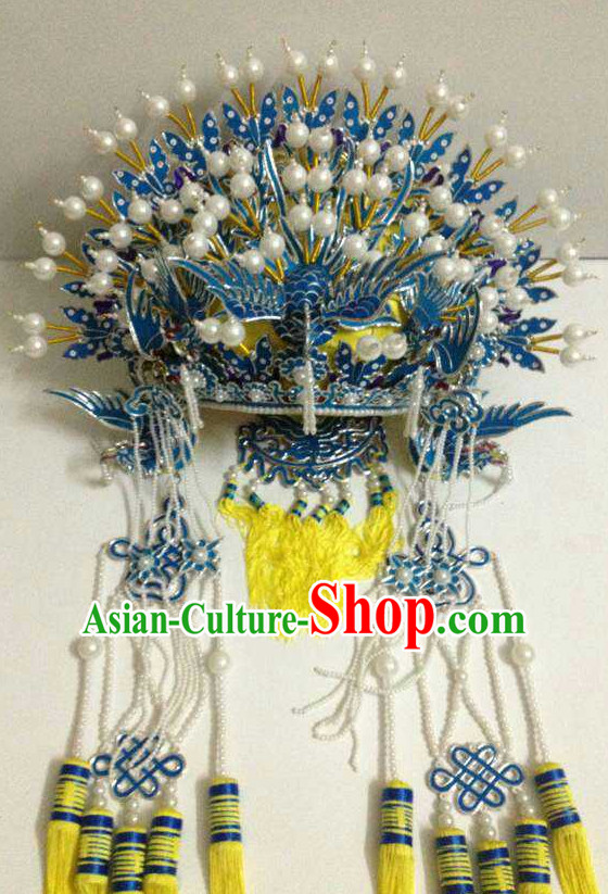 Top Traditional Chinese Opera Phoenix Coronet Hair Accessories Props for Adults and Children
