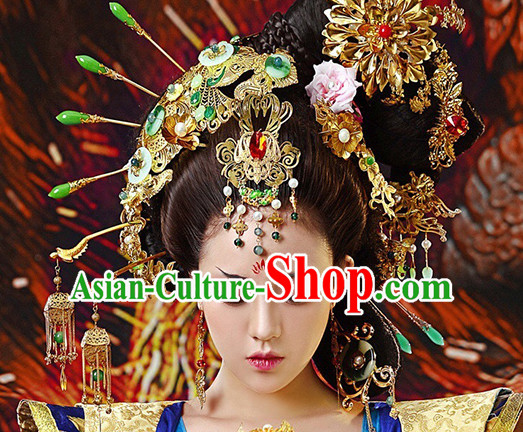 Handmade Chinese Empress Hair Accessories Complete Set for Women