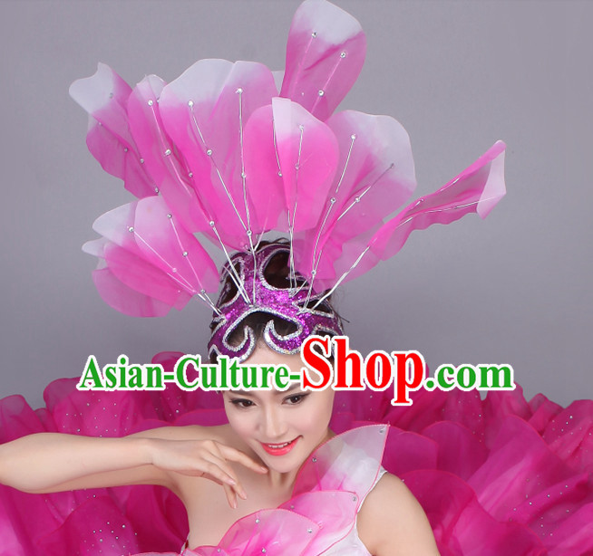 Chinese Dance Hair Accessories Headpiece Headdress Phoenix Crown Hair Decoration Head Hairpin Accessories Comb Wedding Headwear Hair Accessorie Head Dress