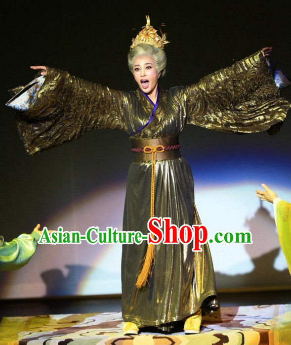 China Ancient Tang Dynasty Opera Costume Only Female Emperor Wu Zetian Stage Performance Women Opera Costumes Complete Set