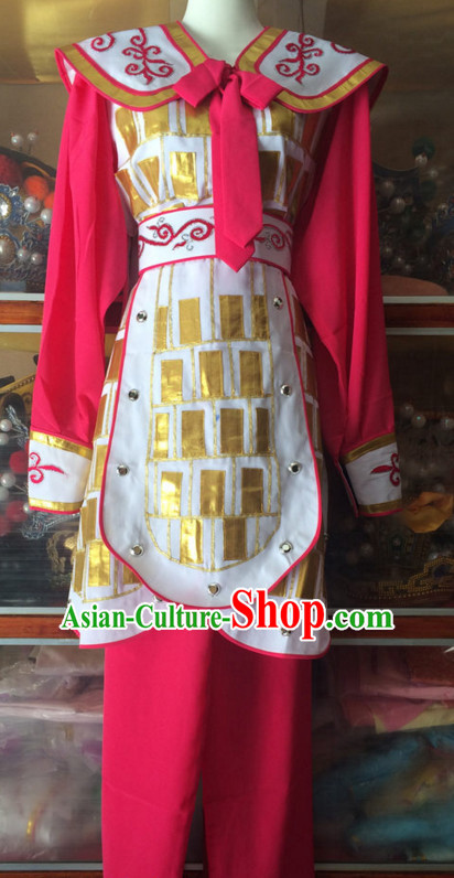 China Beijing Opera Female Heroine Embroidered Robe Stage Costumes Complete Set
