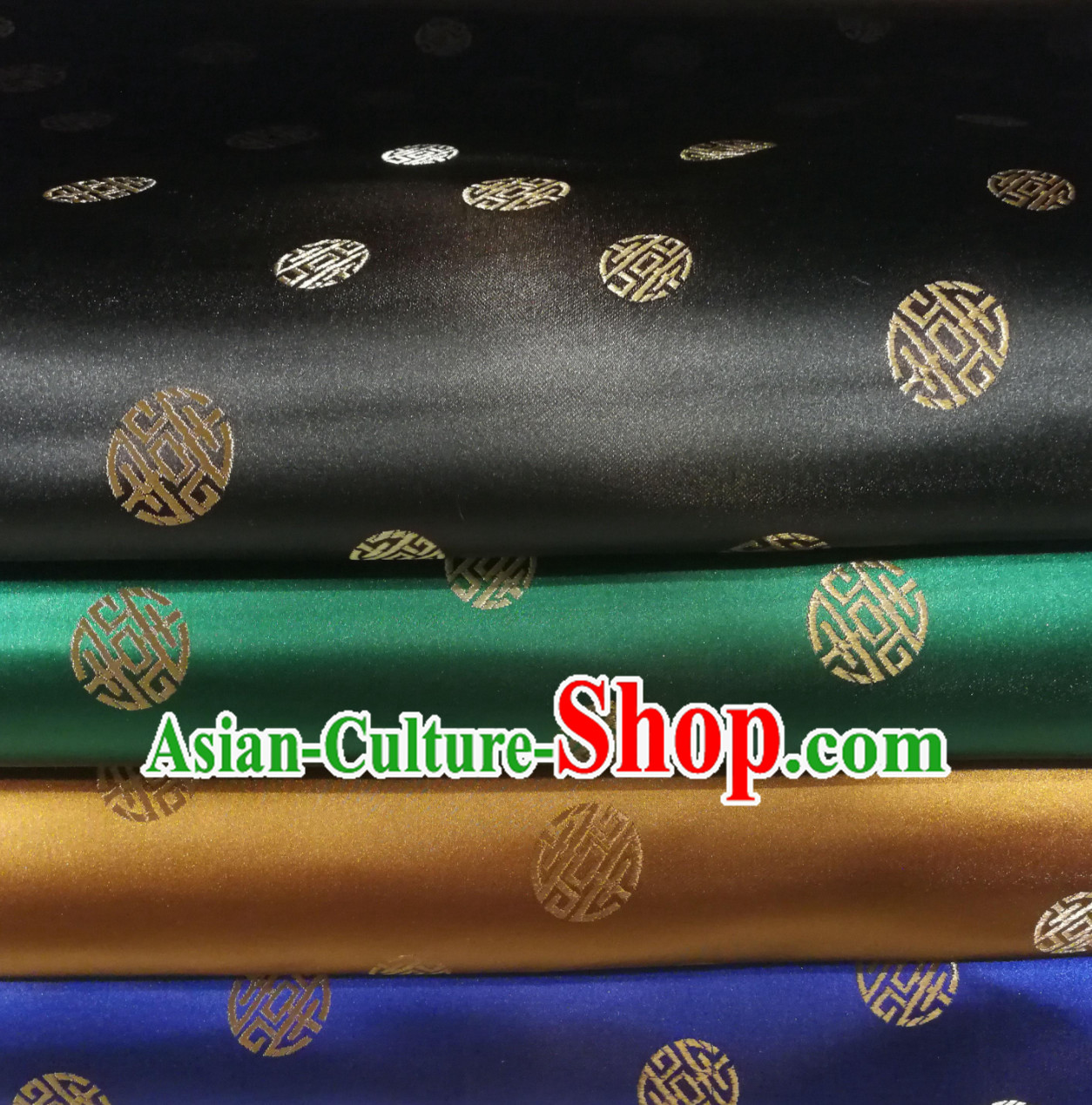 Chinese Royal Palace Style Traditional Pattern Design Brocade Fabric Silk Fabric Chinese Fabric Asian Material