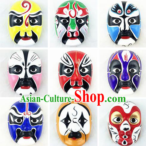 Asian Chinese Photography Film Props Traditional China Peking Opera Facial Makeup Beijing Opera Facial Masks