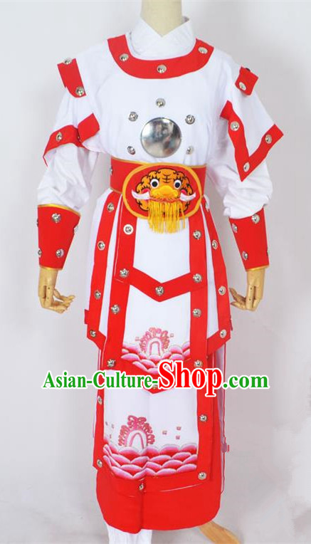 Traditional Chinese Professional Peking Opera Takefu General Costume, China Beijing Opera Martial Arts Warrior Embroidered Clothing