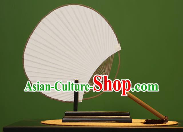 Traditional Chinese Crafts Xuan Paper Fan, Chinese Art Paper Palace Fans Bambusa Surrecta Fans for Women