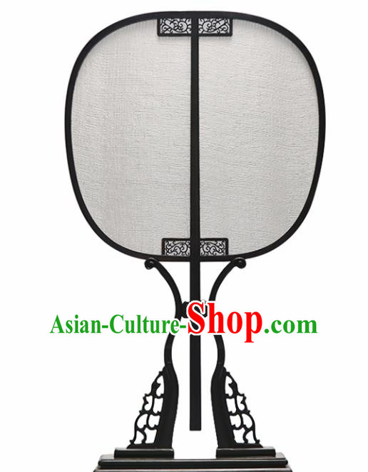 Chinese Traditional Palace Fans Round Fans Ancient Hanfu Pure Silk Fan for Women