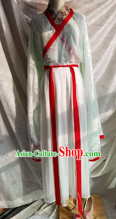 Ancient Chinese Jin Dynasty Palace Lady Costume, China Ancient Princess Clothing for Women