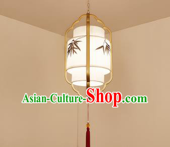 Traditional China Handmade Lantern Ancient Golden Frame Hanging Lanterns Palace Ceiling Lamp