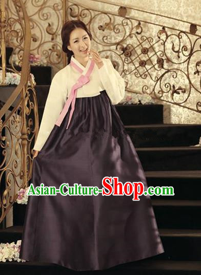 Top Grade Korean Hanbok Traditional Dress Fashion Apparel Costumes for Women