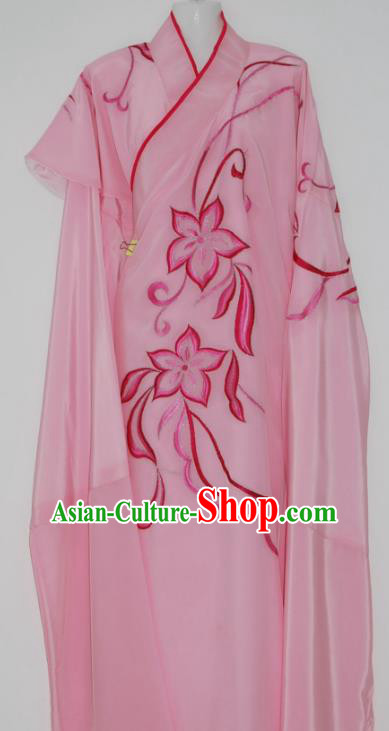 China Traditional Beijing Opera Costume Gifted Scholar Pink Robe Chinese Peking Opera Clothing