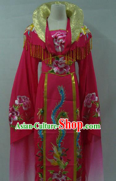 Top Grade Chinese Beijing Opera Actress Costume China Peking Opera Imperial Empress Rosy Dress