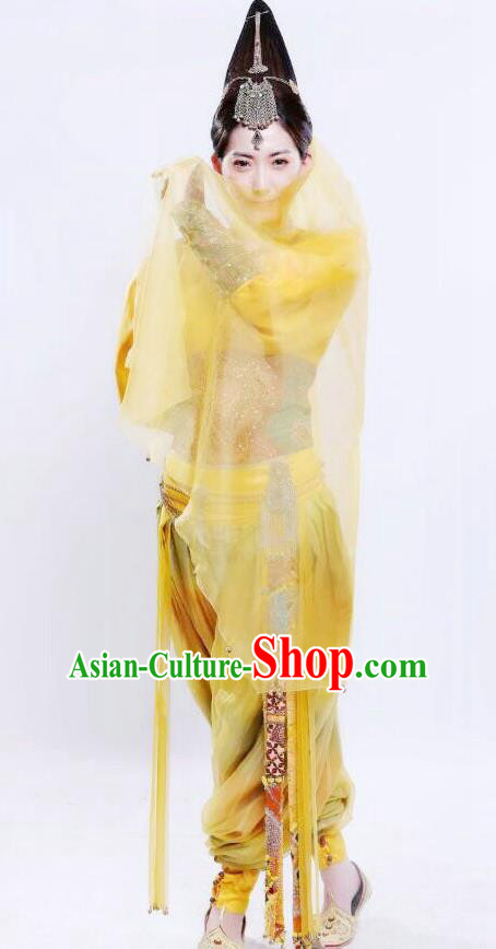 Chinese Ancient Tang Dynasty Loulan Geisha Hanfu Dance Dress Historical Costume for Women