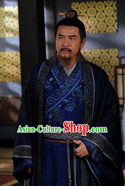 Ancient Chinese Tang Dynasty Litterateur Minister Replica Costumes for Men
