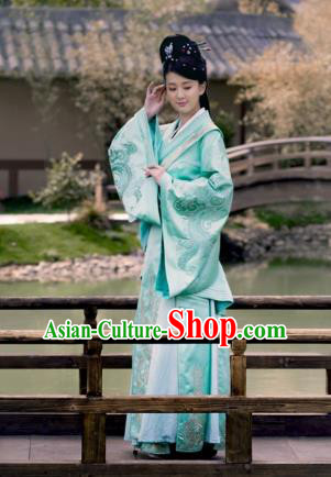Chinese Ancient Princess Consort Hanfu Dress Nirvana in Fire Southern and Northern Dynasties Nobility Lady Replica Costume for Women