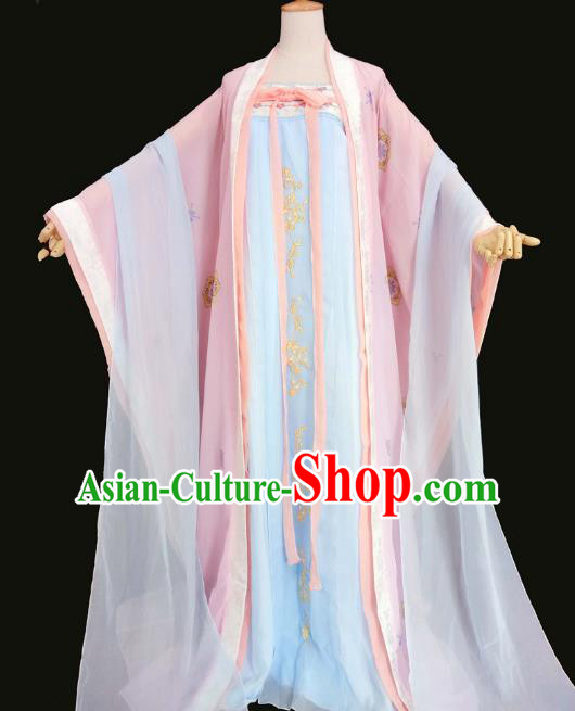 Chinese Traditional Tang Dynasty Imperial Consort Hanfu Dress Ancient Cosplay Palace Lady Costume for Women
