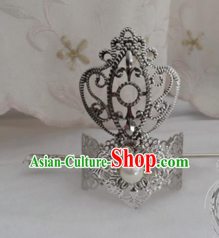 Chinese Traditional Ancient Prince Hairdo Crown Hair Accessories Swordsman Hairpins for Men