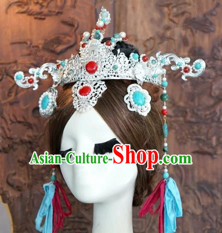 Chinese Traditional Ancient Palace Lady Phoenix Coronet Queen Headdress for Women