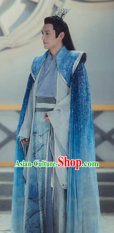 Chinese Ancient Royal Highness Clothing The Honey Sank Like Frost Swordsman Costumes for Men