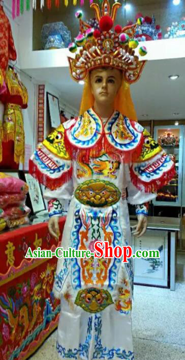 Traditional Chinese Beijing Opera Takefu Costume General Embroidered Clothing for Men