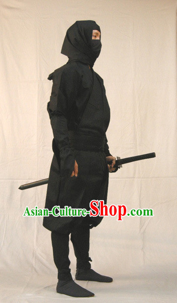 Ancient Asian Ninja Shinobi Ninjago Ninjas Costumes Complete Set for Men