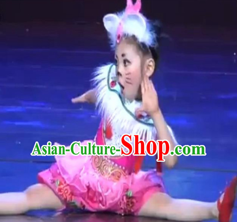 Chinese Lunar New  Year Rat Year Rat Dance Costume Complete Set