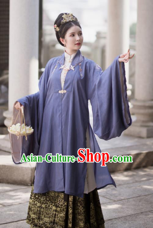Traditional Chinese Ming Dynasty Imperial Consort Replica Costumes Ancient Royal Queen Hanfu Dress for Women