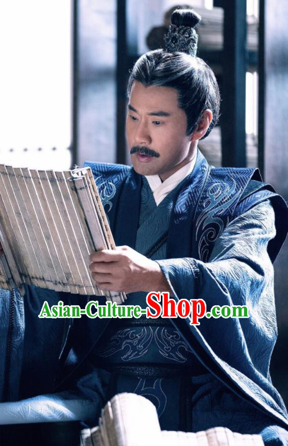Drama Fights Break Sphere Ancient Chinese Royal Highness Swordsman Xiao Zhan Costumes for Men