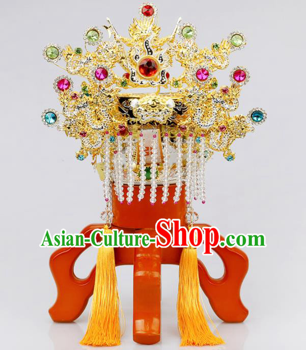 Chinese Traditional Religious Hair Accessories Taoism Feng Shui Guan God Hat