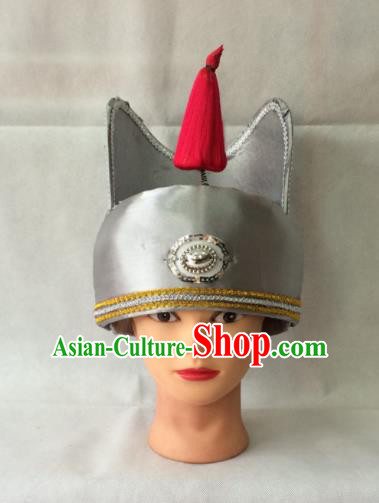 Asian Chinese Traditional Beijing Opera Headwear Ancient Eunuch Hat for Men