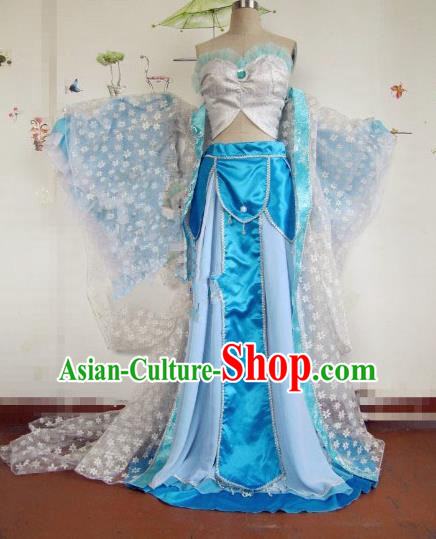Chinese Traditional Cosplay Flying Apsaras Costume Ancient Imperial Consort Hanfu Dress for Women