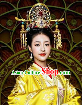 Traditional Chinese Handmade Hanfu Hairpins Phoenix Coronet Ancient Imperial Consort Hair Accessories for Women